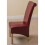 (Leather, Red) Montana Dining Chair | Scroll Back Dining Chair 2