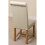 (Leather, Ivory) Washington Braced Oak Dining Chair 3