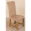 (Fabric, Beige) Washington Braced Oak Dining Chair 2