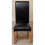 (Leather, Black) Washington Braced Oak Dining Chair 5