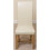 (Leather, Ivory) Washington Braced Oak Dining Chair 5