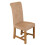 (Fabric, Beige) Washington Braced Oak Dining Chair 1