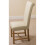 (Leather, Ivory) Washington Braced Oak Dining Chair 2
