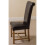 (Leather, Brown) Washington Braced Oak Dining Chair 2