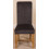 (Fabric, Black) Washington Braced Oak Dining Chair 3