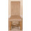(Fabric, Beige) Washington Braced Oak Dining Chair 3