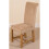 (Fabric, Beige) Washington Braced Oak Dining Chair 4