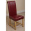 (Leather, Red) Washington Braced Oak Dining Chair 4