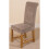 (Fabric, Grey) Washington Braced Oak Dining Chair 4