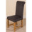 (Fabric, Black) Washington Braced Oak Dining Chair 4