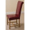 (Leather, Red) Washington Braced Oak Dining Chair 2
