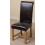 (Leather, Brown) Washington Braced Oak Dining Chair 1