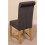 (Fabric, Black) Washington Braced Oak Dining Chair 6