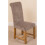(Fabric, Grey) Washington Braced Oak Dining Chair 2