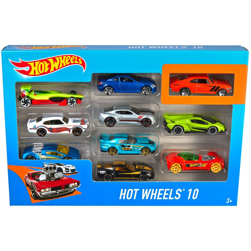 Hot Wheels 10 Car Pack (Styles May Vary)