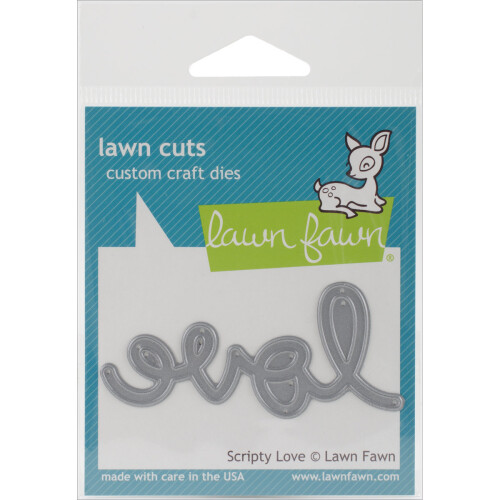 Lawn Cuts Custom Craft Die -Scripty Love -LF794