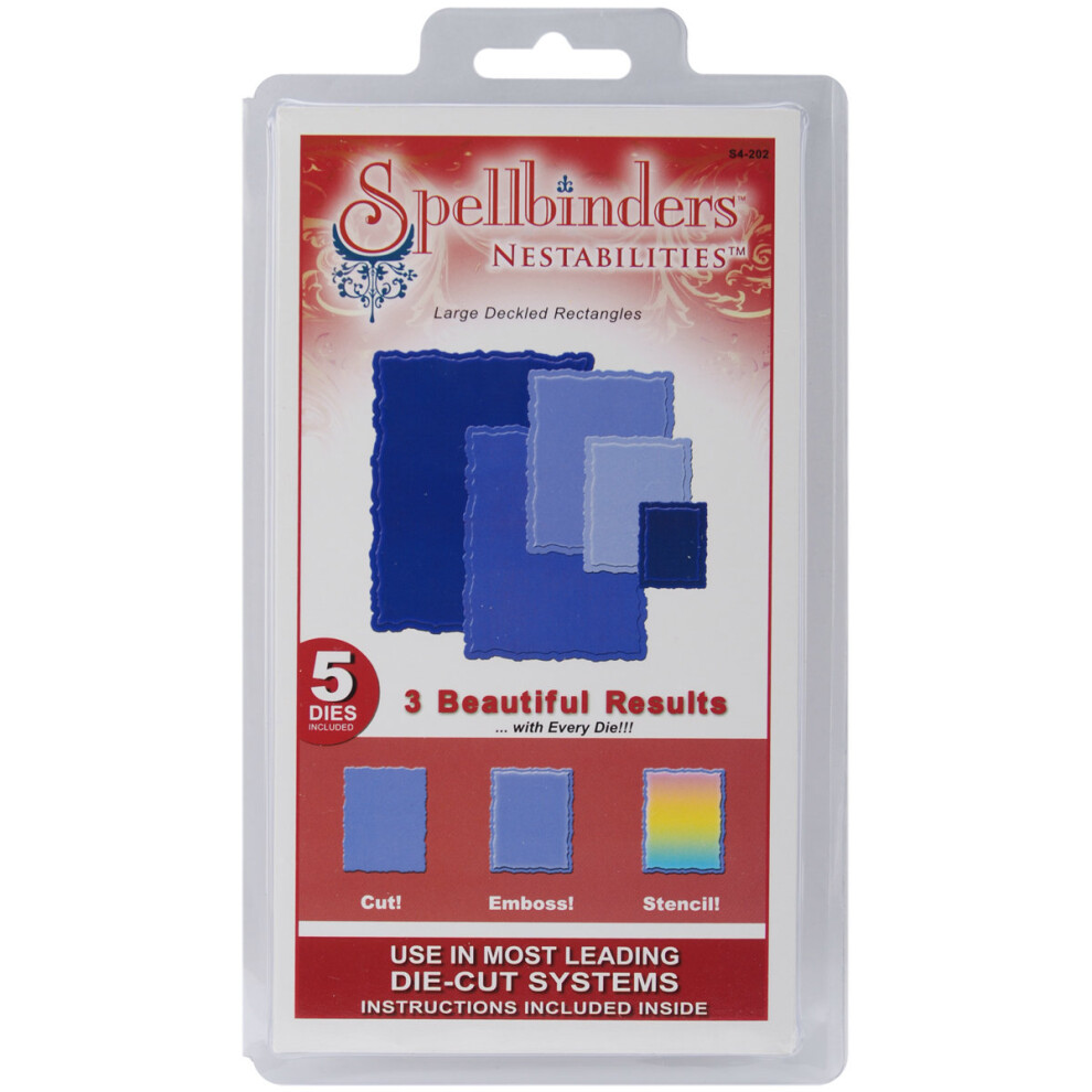 Spellbinders Nestabilities Stanzformen, Gro , Mit Deckel, Rechtecke-image