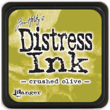 Tim Holtz Distress Mini Ink Pad-Crushed Olive