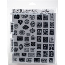 Tim Holtz Cling Stamps 7"X8.5"-Stamp Collector