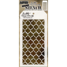 Stampere Anonym THS074 Tim Holtz Layered Stencil 4.125 """" x8.5 """"-Trellis 28.3 x 11,4 x 0,1 cm gennemsigtig