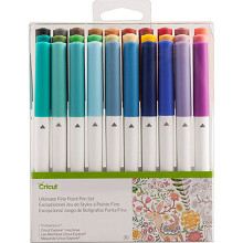 Cricut - Juego de 30 bolígrafos de punta fina Ultimate Premium - Marca CRICUT - Color principal Azul
