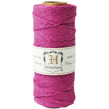 Hemp Cord Spool 20lb 205'-Dark Pink