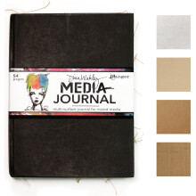 Dina Wakley Media Journal 8""X10""-zwart