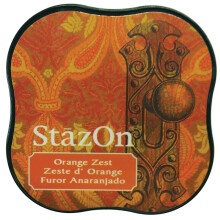 StazOn Midi Inktkussen-Orange Zest