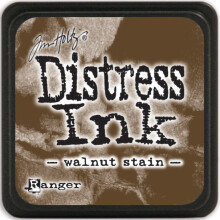 Tim Holtz Distress Mini Inktkussen - Walnoot Vlek