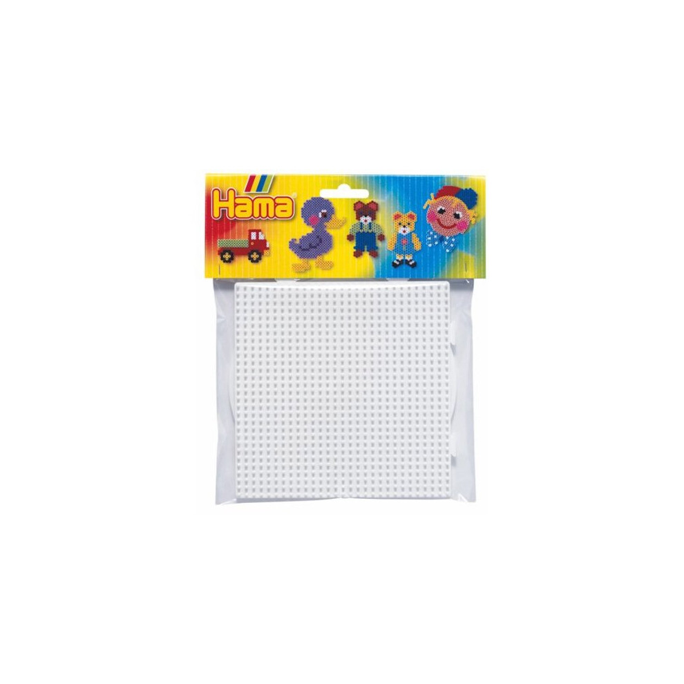 Hama Beads - Square & Round Pegboard Large (Midi Beads)