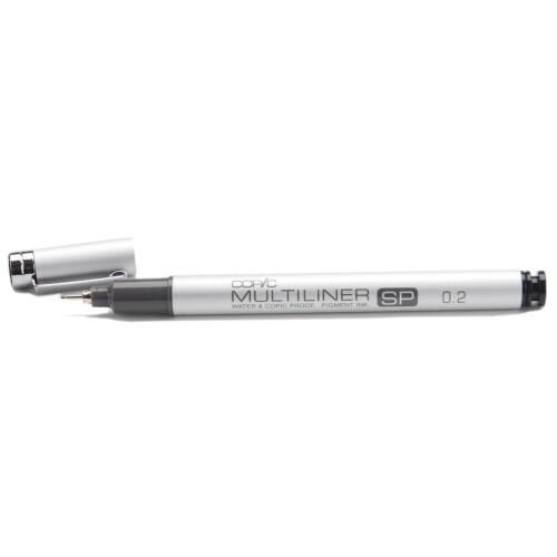 Copic Multiliner SP Black Ink Pen-.2mm