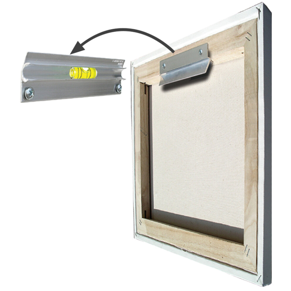 Hangman Canvas Hanger 5" 30 lbs - CH-5 - Includes Level & 4 Screws for Framed Art