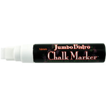 UCHIDA 481-C-0 Marvy Jumbo Marker per Lavagna, Punta Larga, Bianco