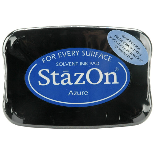 StazOn Solvent Ink Pad-Azure