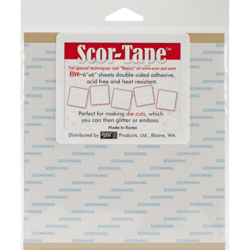 Scor-tape ark 5/pk-6""""X6""""