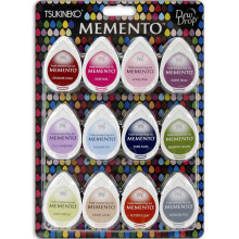 Memento Dew Drop Dye Ink Pads 12/Pkg-Sorbet Scoops
