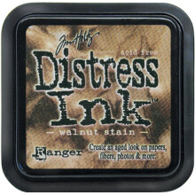 Tim Holtz Distress Inkt Pad-Walnoot Vlek