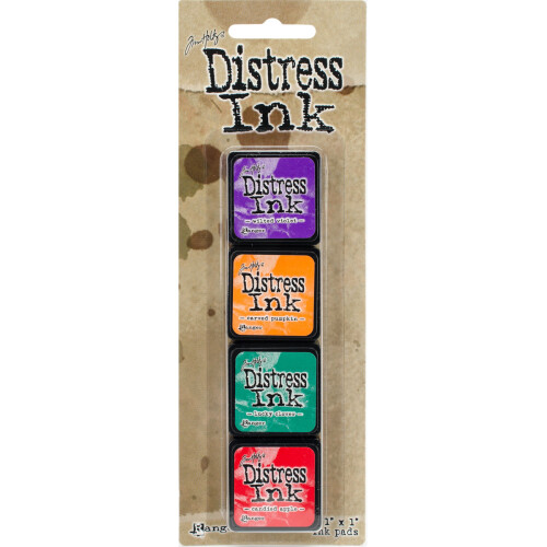 Tim Holtz Distress Mini Ink Pads 4/Pkg-Kit 15