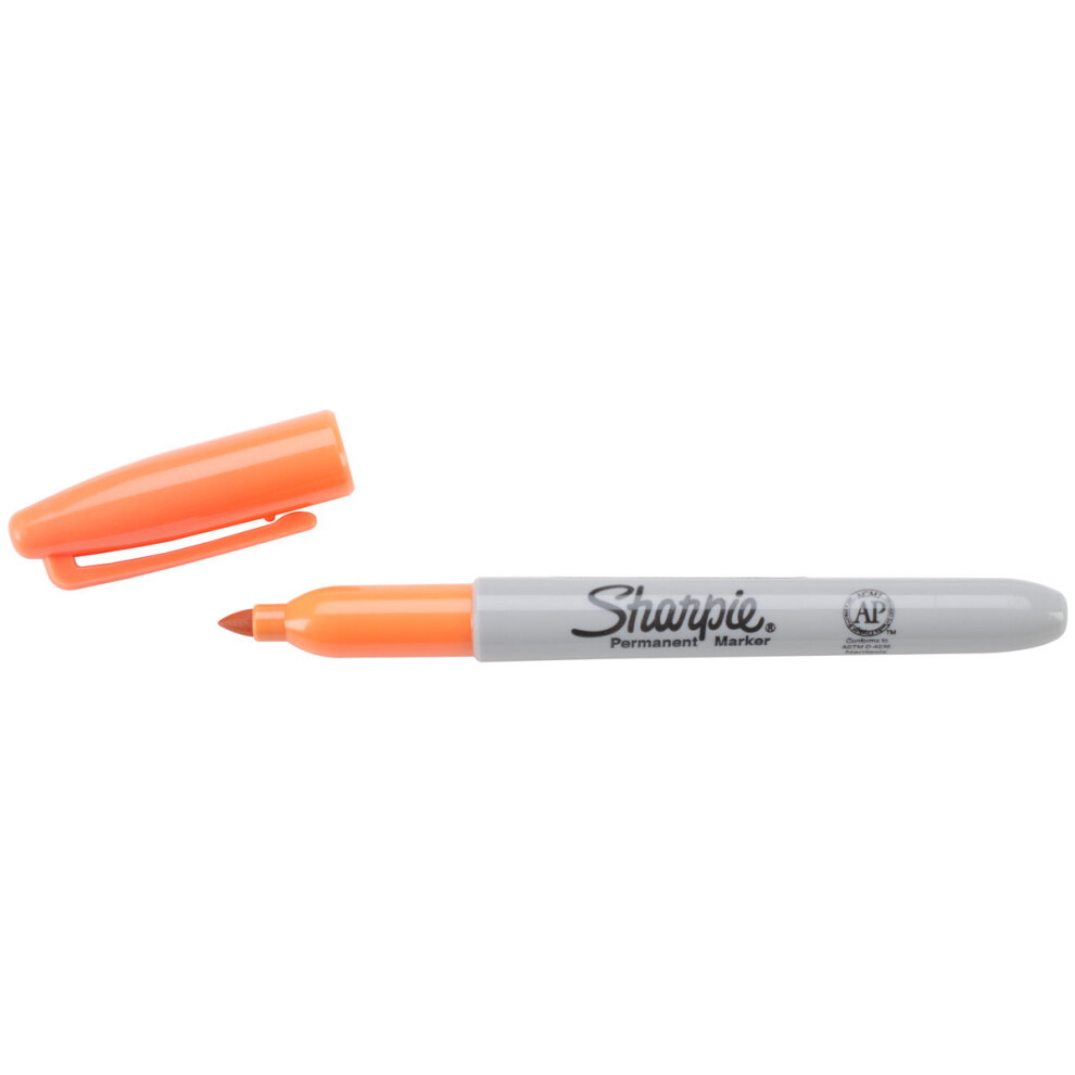 Sharpie Neon Fine Point Permanent Marker Open Stock-Orange