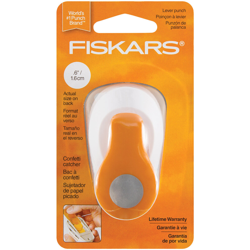 Fiskars Small Lever Punch-Small Circle, .6"