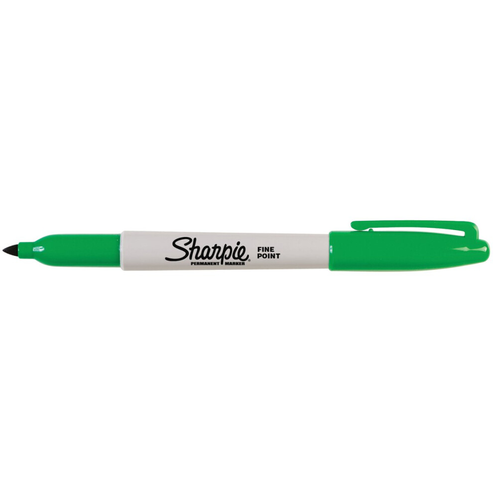 Sharpie Fine Point Permanent Marker Open Stock-Green
