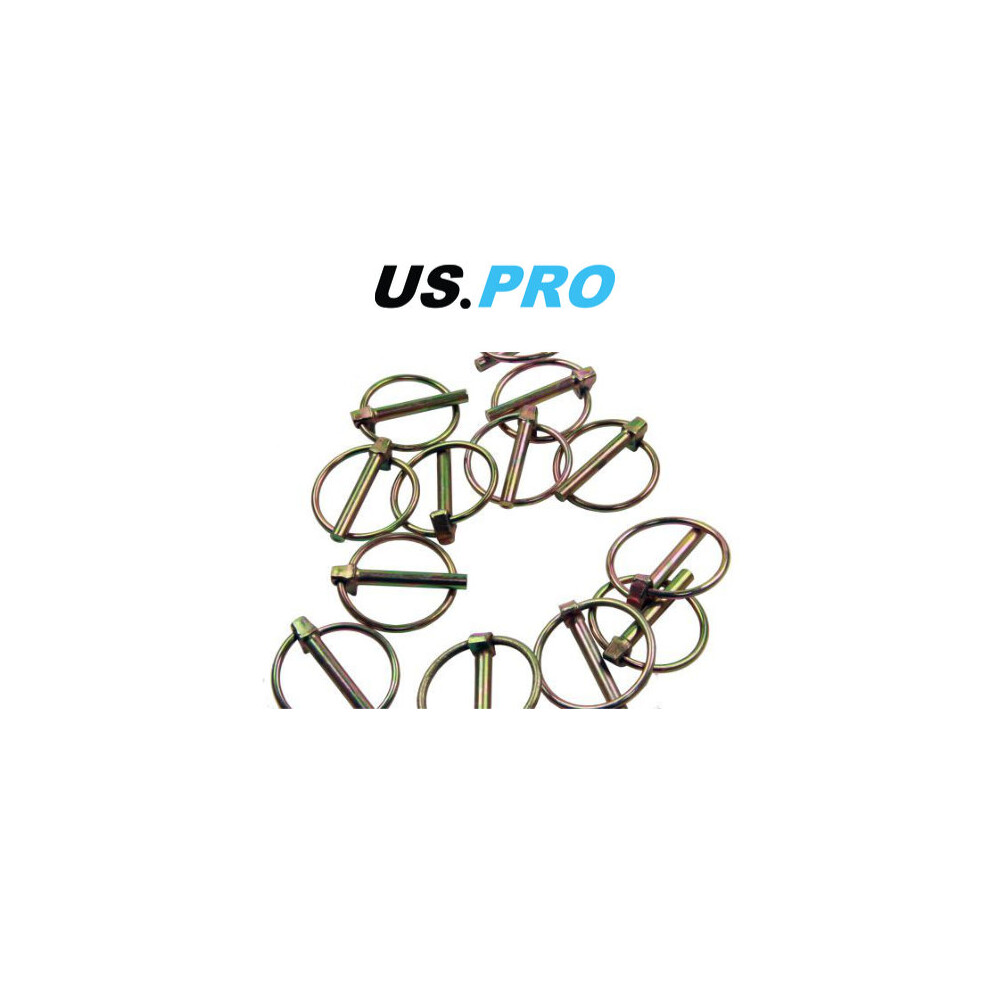 US PRO 50pc 6.00mm Lynch Pin Ring Clip Set 9023