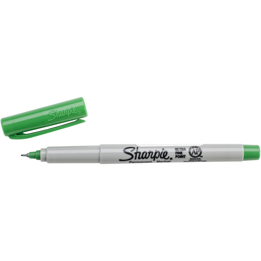 Sharpie Ultra Fine Point Permanent Marker Open Stock-Green