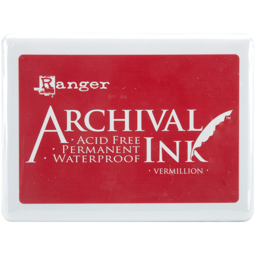 Almohadilla De Tinta Jumbo Ranger Archival Ink N. 3, Bermell N-image