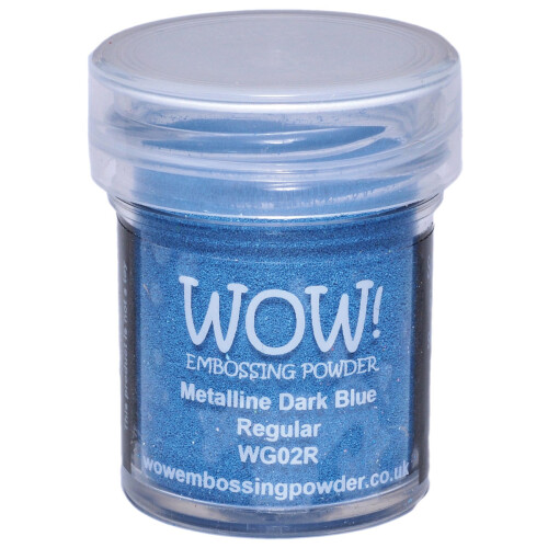 WOW! Embossing Powder 15ml-Dark Blue Metalline