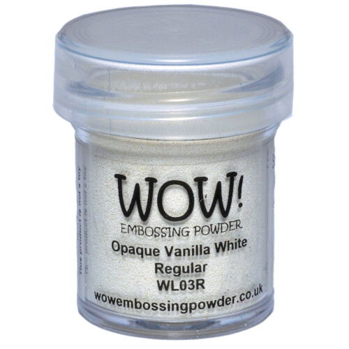 WOW! Embossing Powder 15ml-Opaque Vanilla White