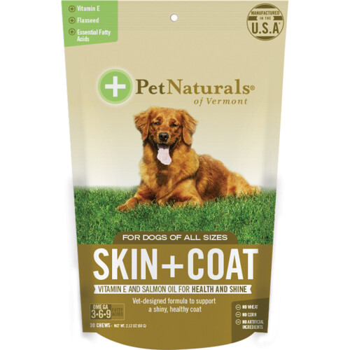 Skin + Coat Chews For Dogs 30/Pkg-