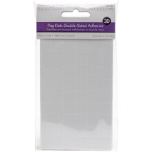 MultiCraft 3D Pop Dots Dual-Adhesive Foam Mounts 162/Pkg-.5" Square 132/Pkg