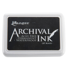 Ranger Archival Inktkussen #0-Jet Zwart