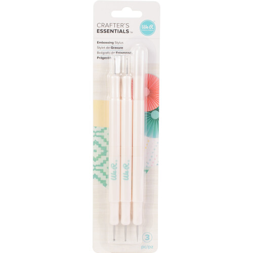 We R Memory Keepers 0633356629214 Basic Tools-Prgestift (3 Stck), mehrfarbig